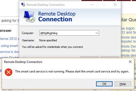 remote desktop connection smart card|Smart Card and Remote Desktop Services .